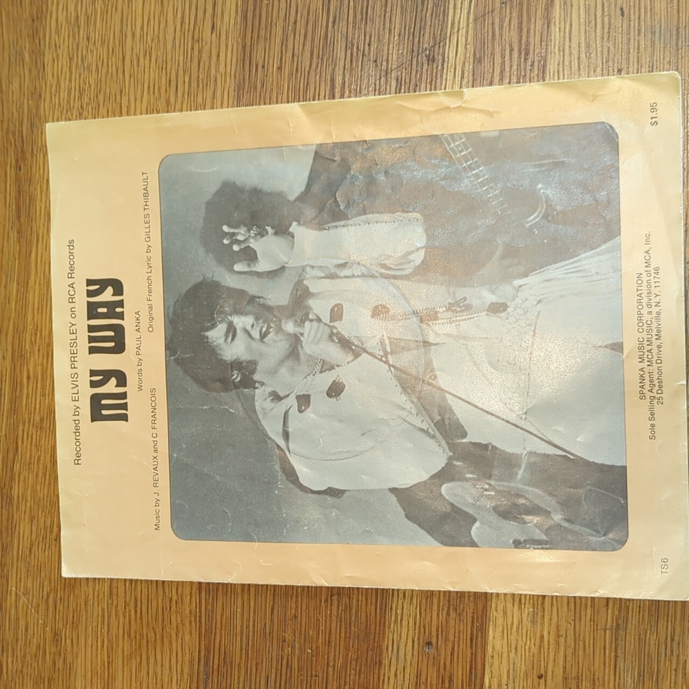 Elvis Presley 1967 Sheet Music